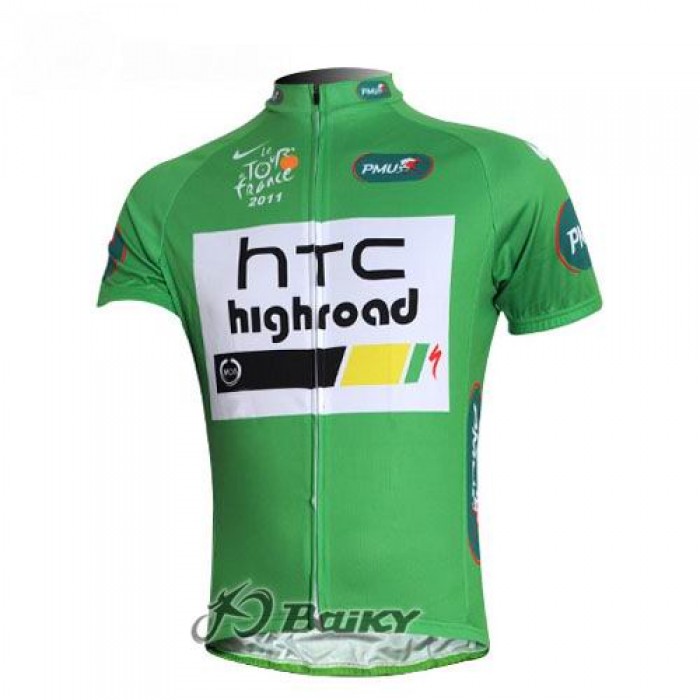 HTC-Highroad Pro Team Radtrikot Kurzarm Grün IFYR841